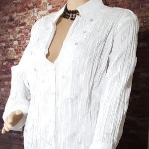 Ashley Stewart ladies plus size 3X spring blouse.